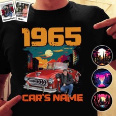 Car Vintage Tee – Personalized Photo Shirt