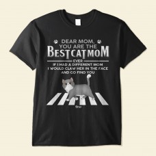 Best Cat Mom Cat Dad – Personalized Shirt