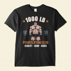 1000 Lb Club – Personalized Shirt – Birthday Gift For Powerlifting Lovers