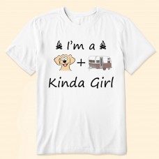 Dogs And Camper Kinda Girl – Personalized Shirt