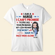 You Won’t Have To Face Alone – Personalized Shirt – Labor Day – Gift For Doctor Nurse – Cartoon Nurse